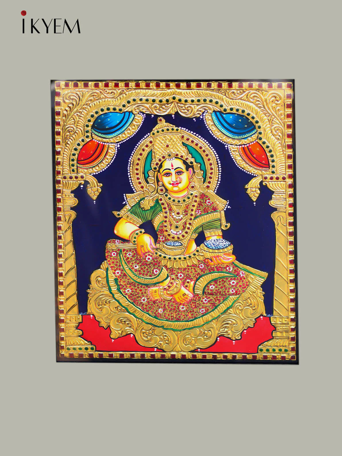 Anna poorani - Tanjore Painting - Image 3