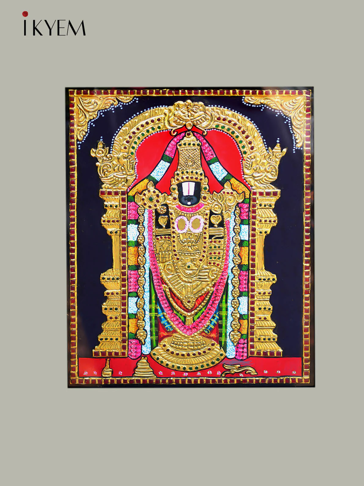 Lord Balaji - Tanjore Painting 24 * 20 inches - Image 3
