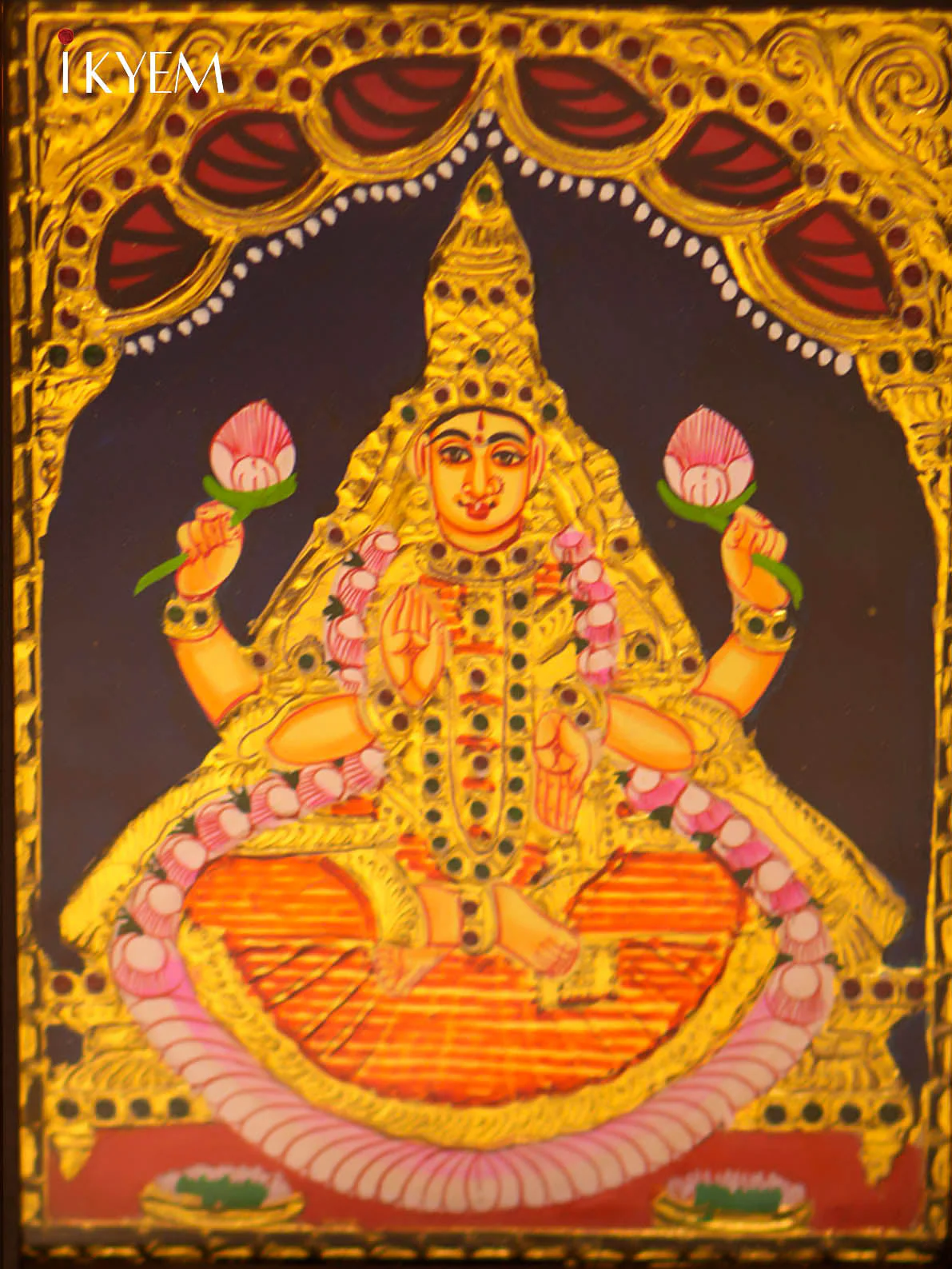 Ashtalakshmi - Tanjore Painting (51*11 inches) - Image 11