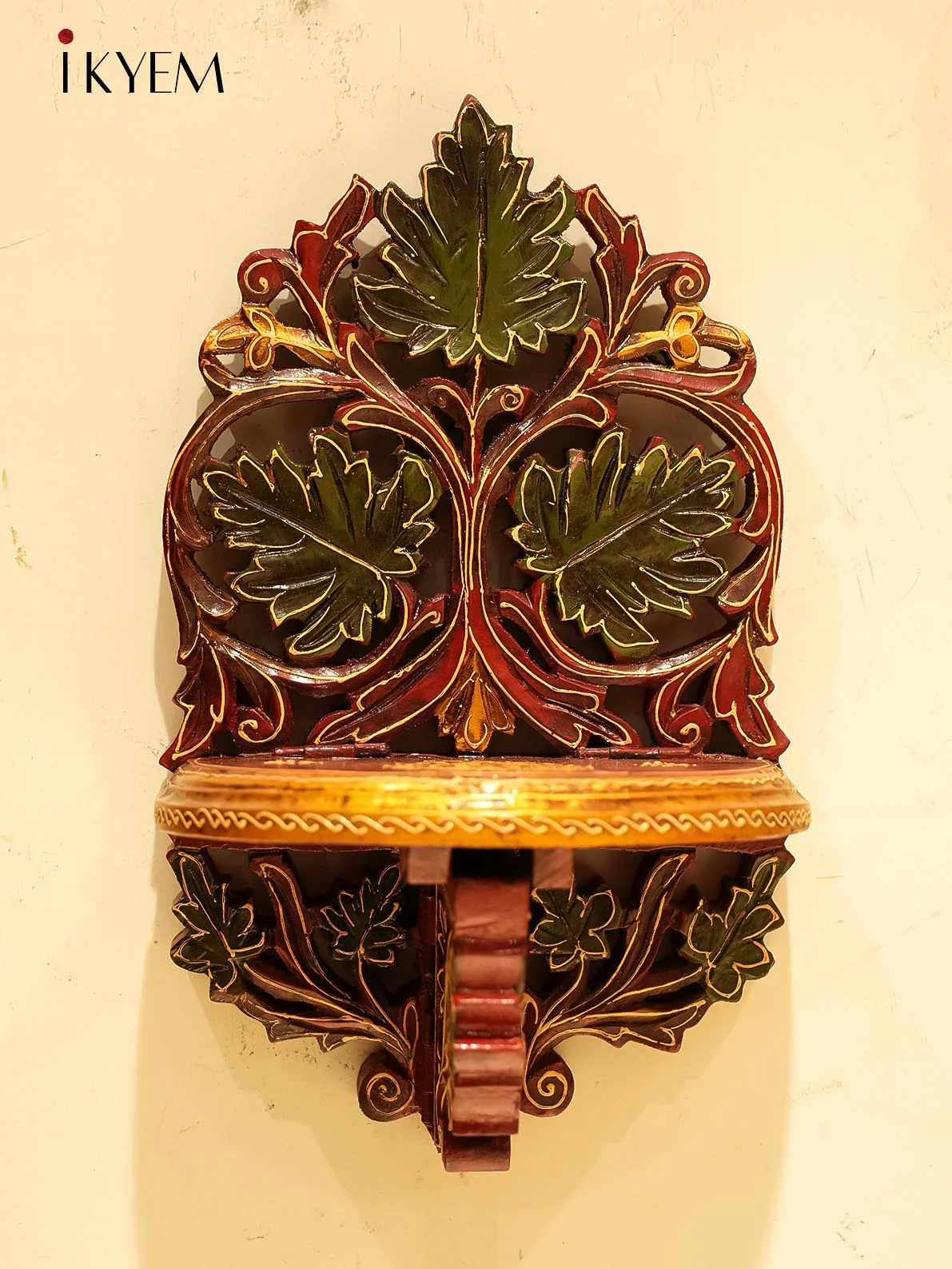 Hand Carved Jarokha with Bottom Base