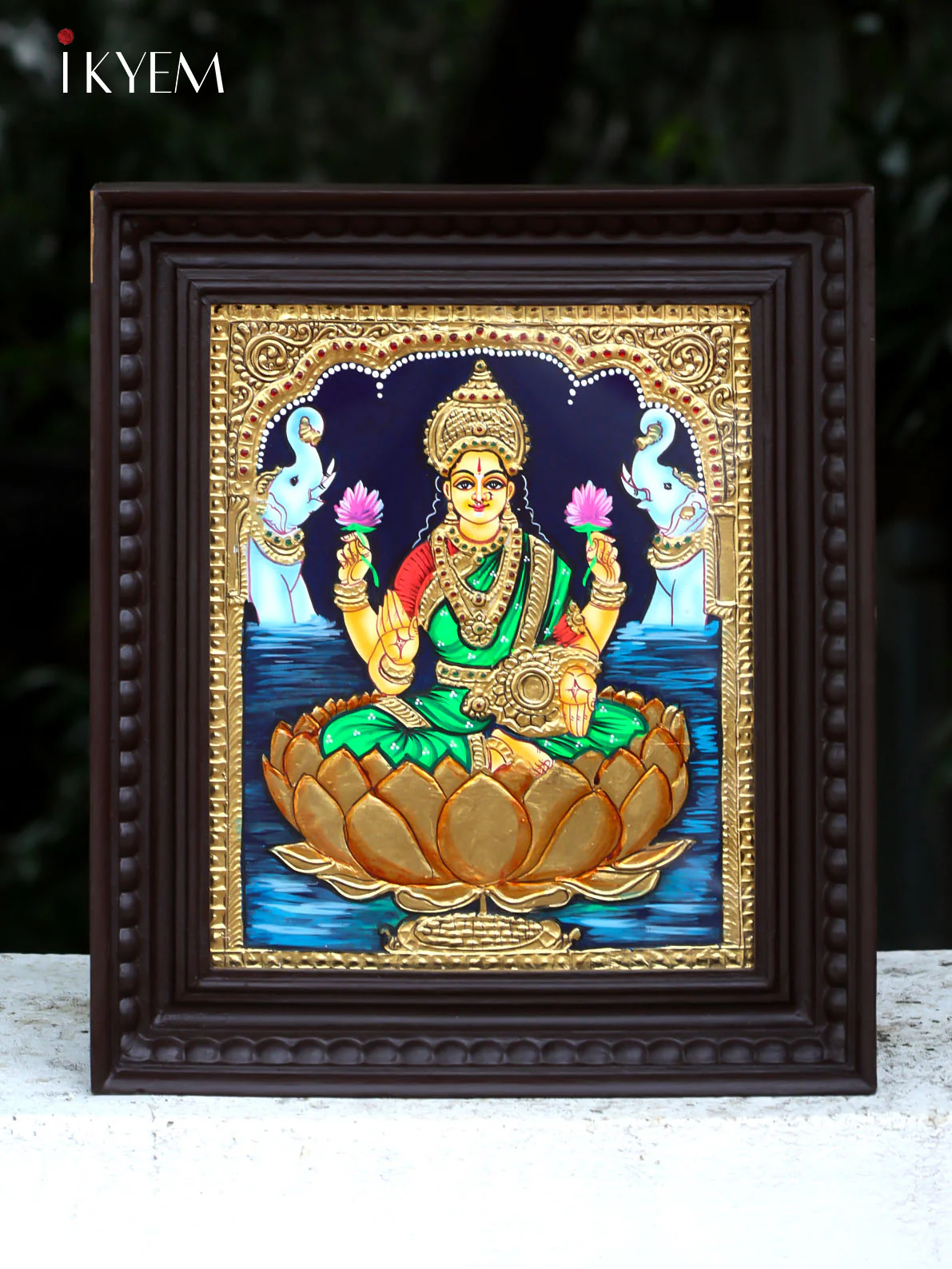Goddess Lakshmi - Tanjore Painting