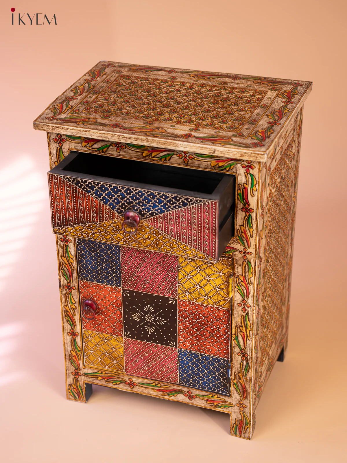 Wooden Bedside Table (24×16) Inch - 4IJ24035 - Image 6