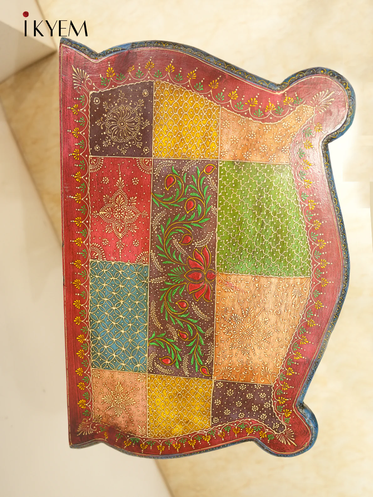 Bedside/Centre or Corner Painted Table with 3 Drawers - Image 6