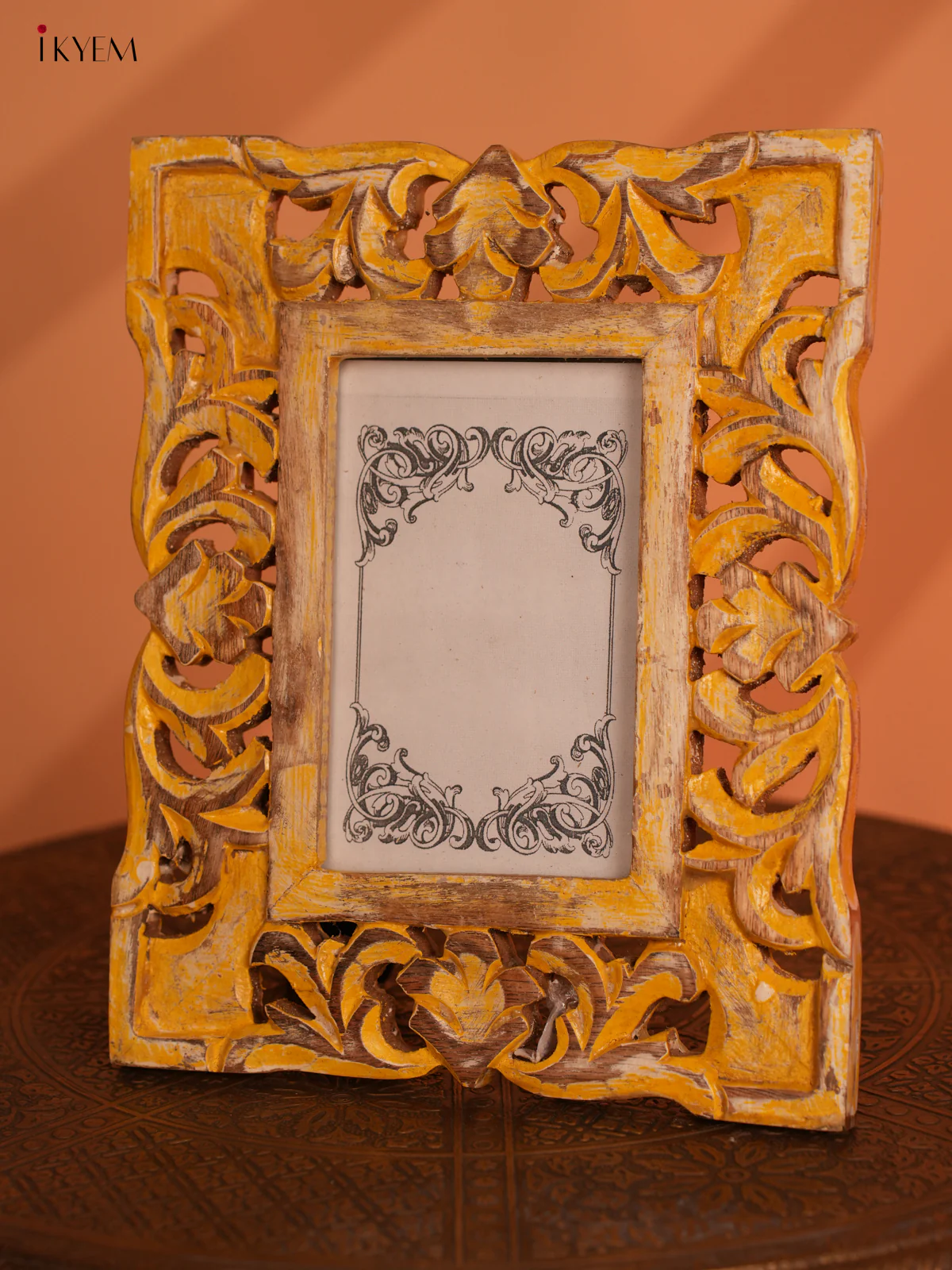 Wooden Carved Photoframe - 4IJ30008 - Image 2