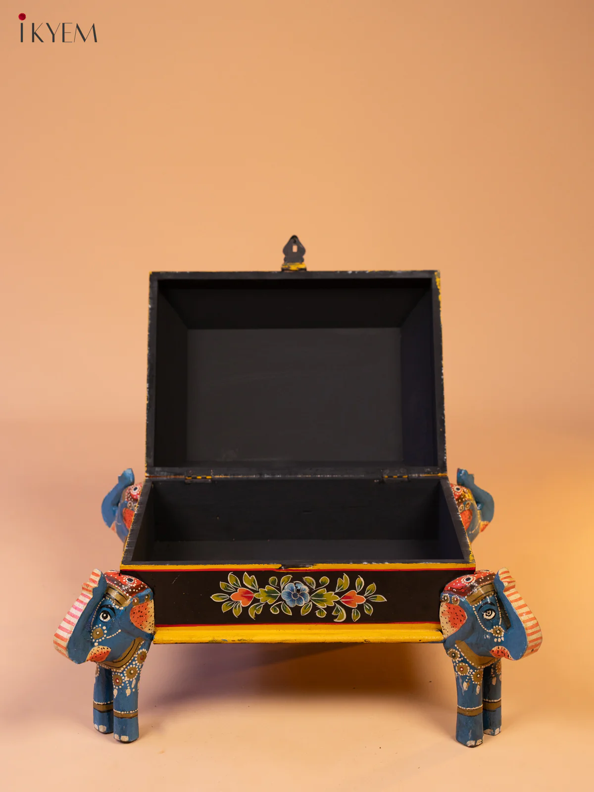 Hand Painted Wood Storage Box - Image 4