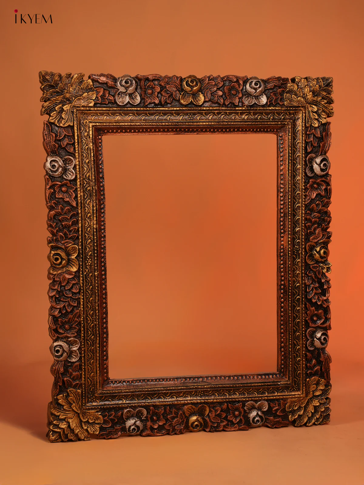 Wooden Hand Carved Mirror Frame- 4JJ01088 - Image 3
