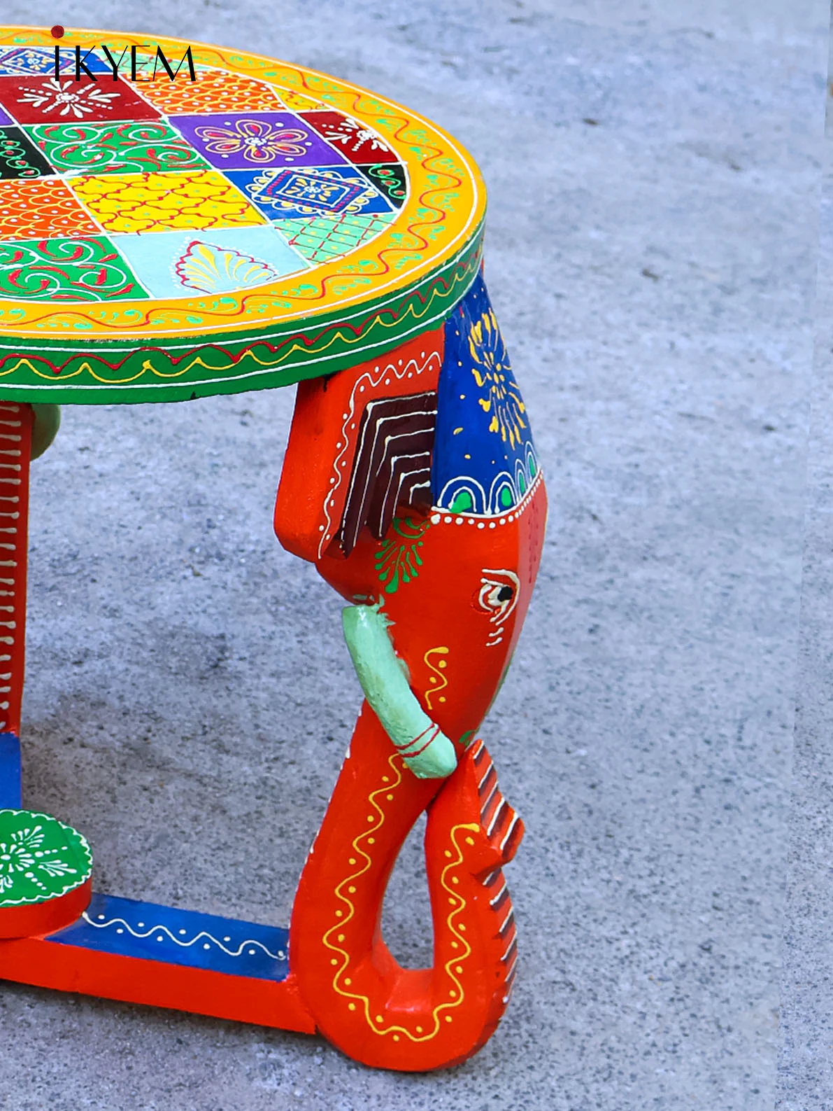 Playful Elephant-Shaped Stool - Image 3