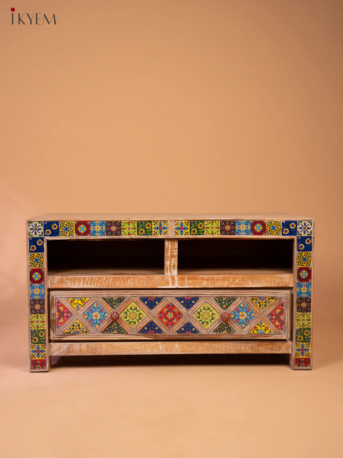 Wooden Tile Table - (18×39) Inch - 4JJ04034 - Image 2