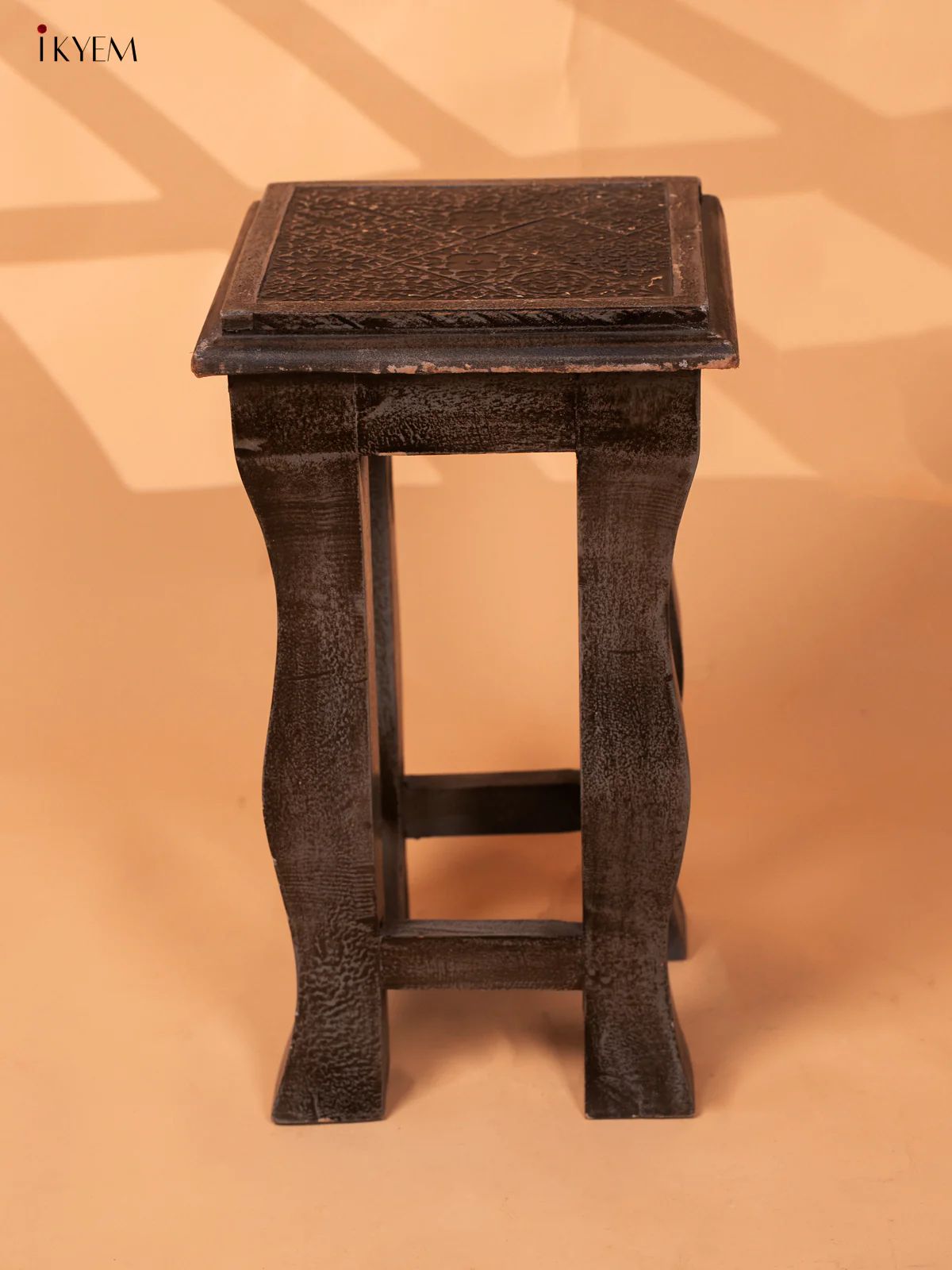 Wooden Stool - 16.1 Inch - 4JJ04077 - Image 3