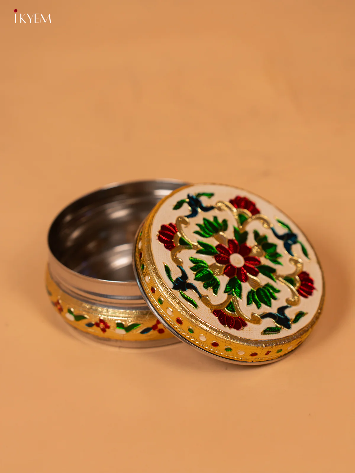 Meenakari Dabba Foral (4×4)- 4JJ12059 - Image 3