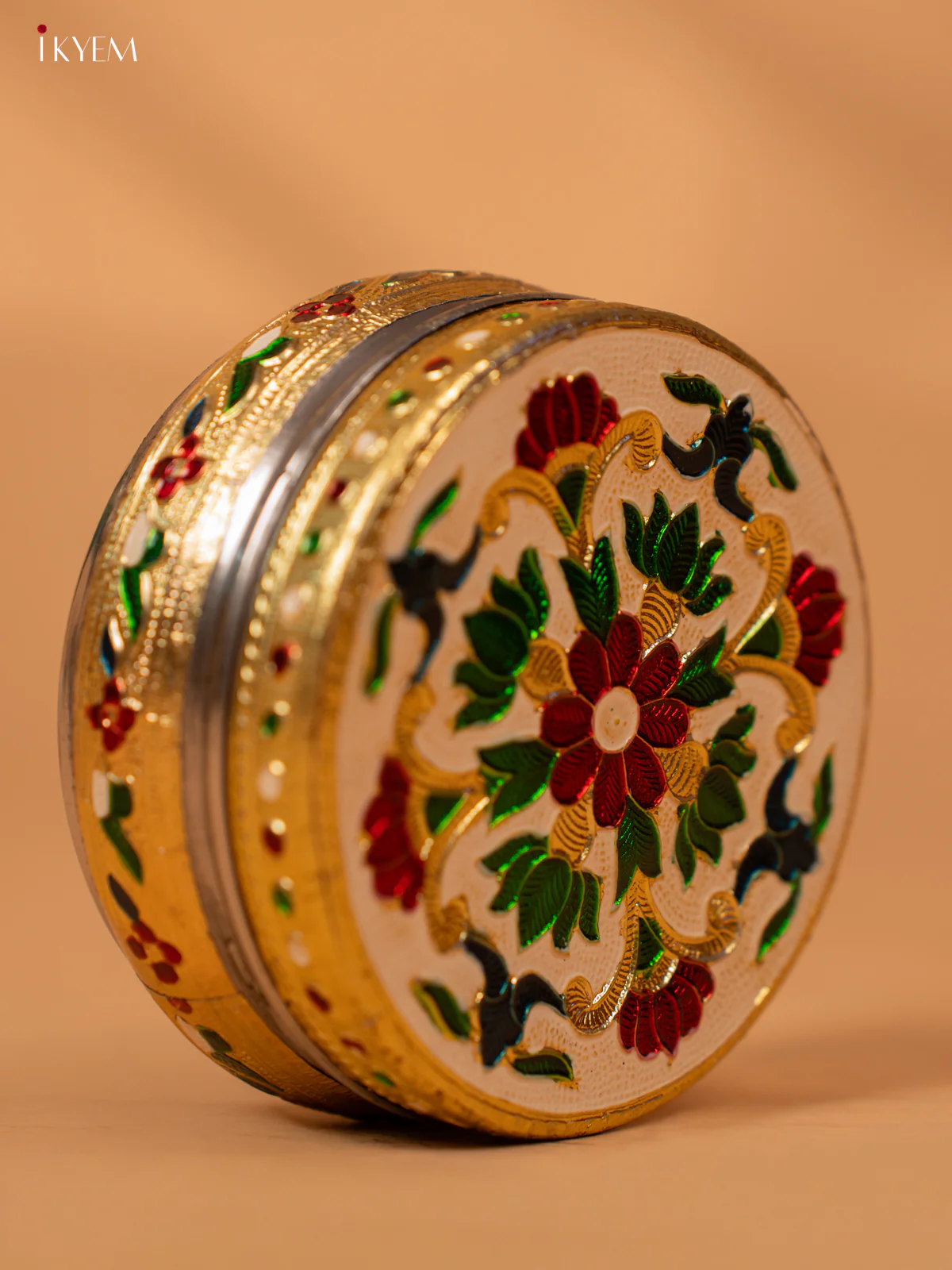 Meenakari Dabba Foral (4×4)- 4JJ12059 - Image 4