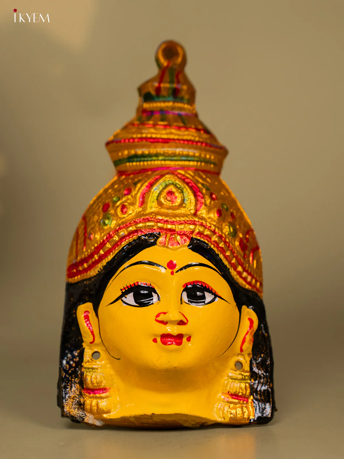 Goddess Varalakshmi doll yellow face - 4M23019 - Image 2