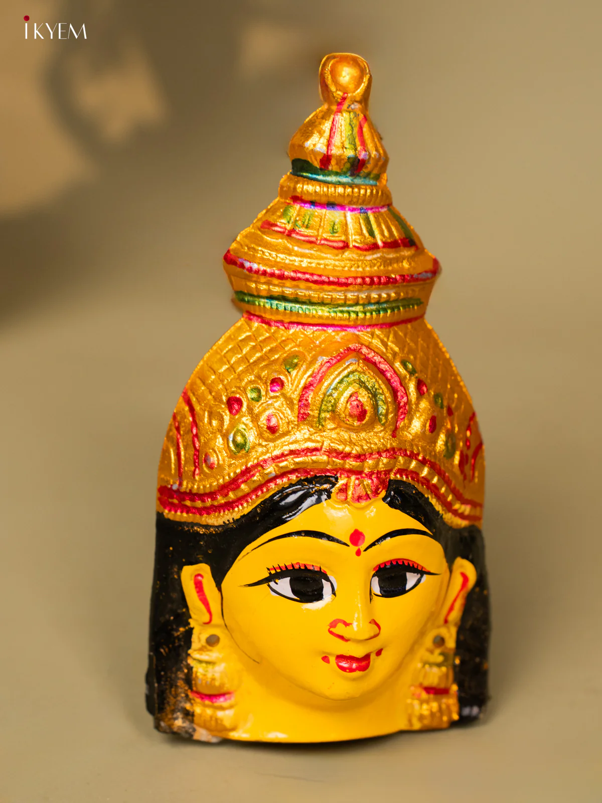 Goddess Varalakshmi doll yellow face - 4M23019 - Image 4