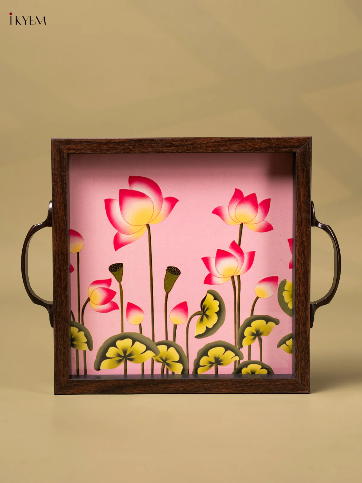 Digital Printed Tray Lotus Pink (8x8) - AA02118 - Image 2