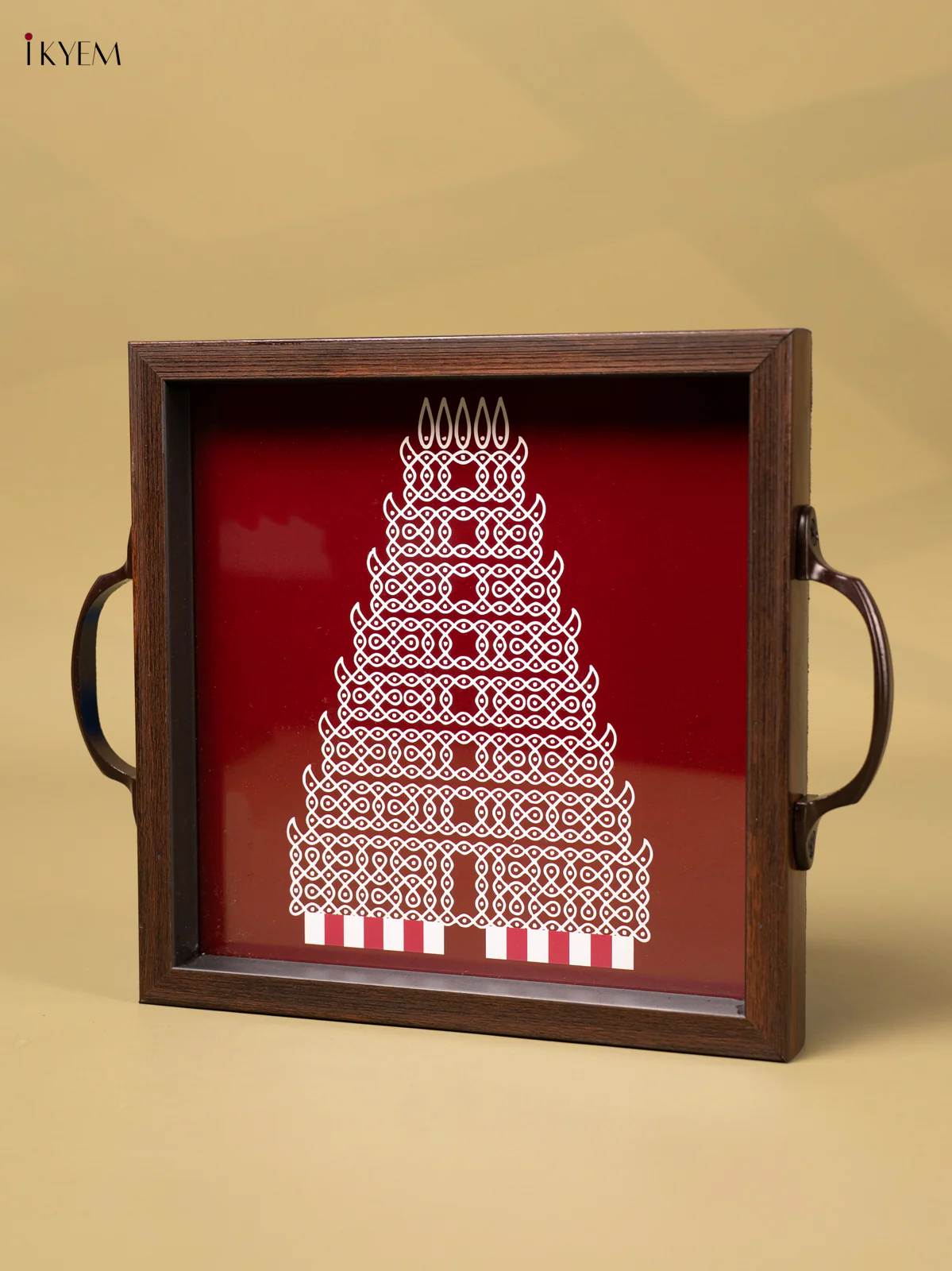 Digital Printed Tray - Temple Gopuram (6x6) - AA02128 - Image 3