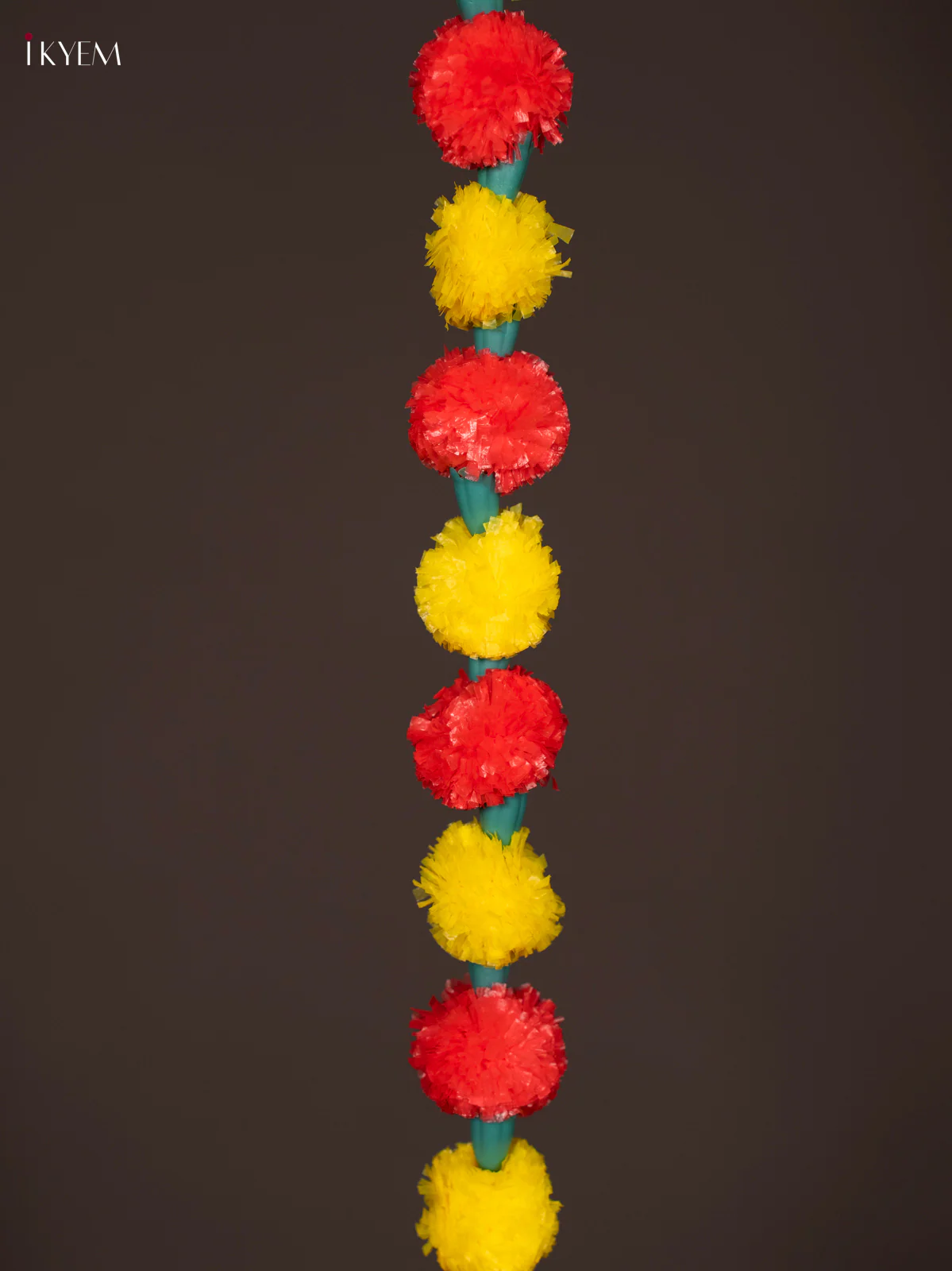 Flower Thoran set Of 2 - Red & Yellow - AA02143