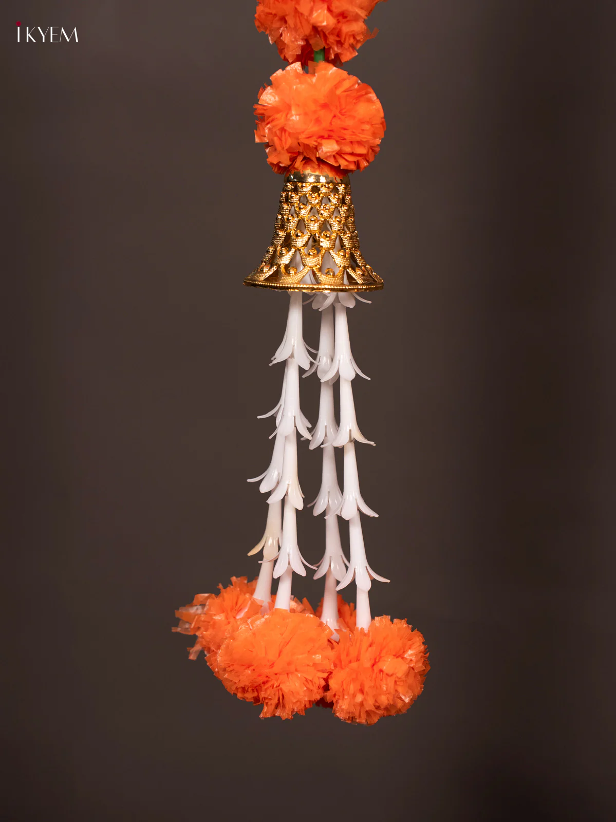 Flower Thoran set Of 2 - Peach - Image 3