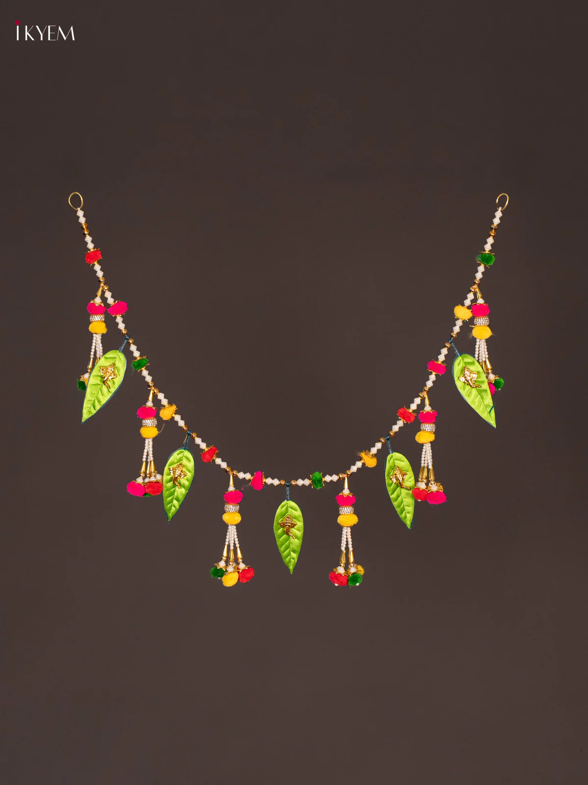 Leaf Ganesha Flower Thoran set - AA02161