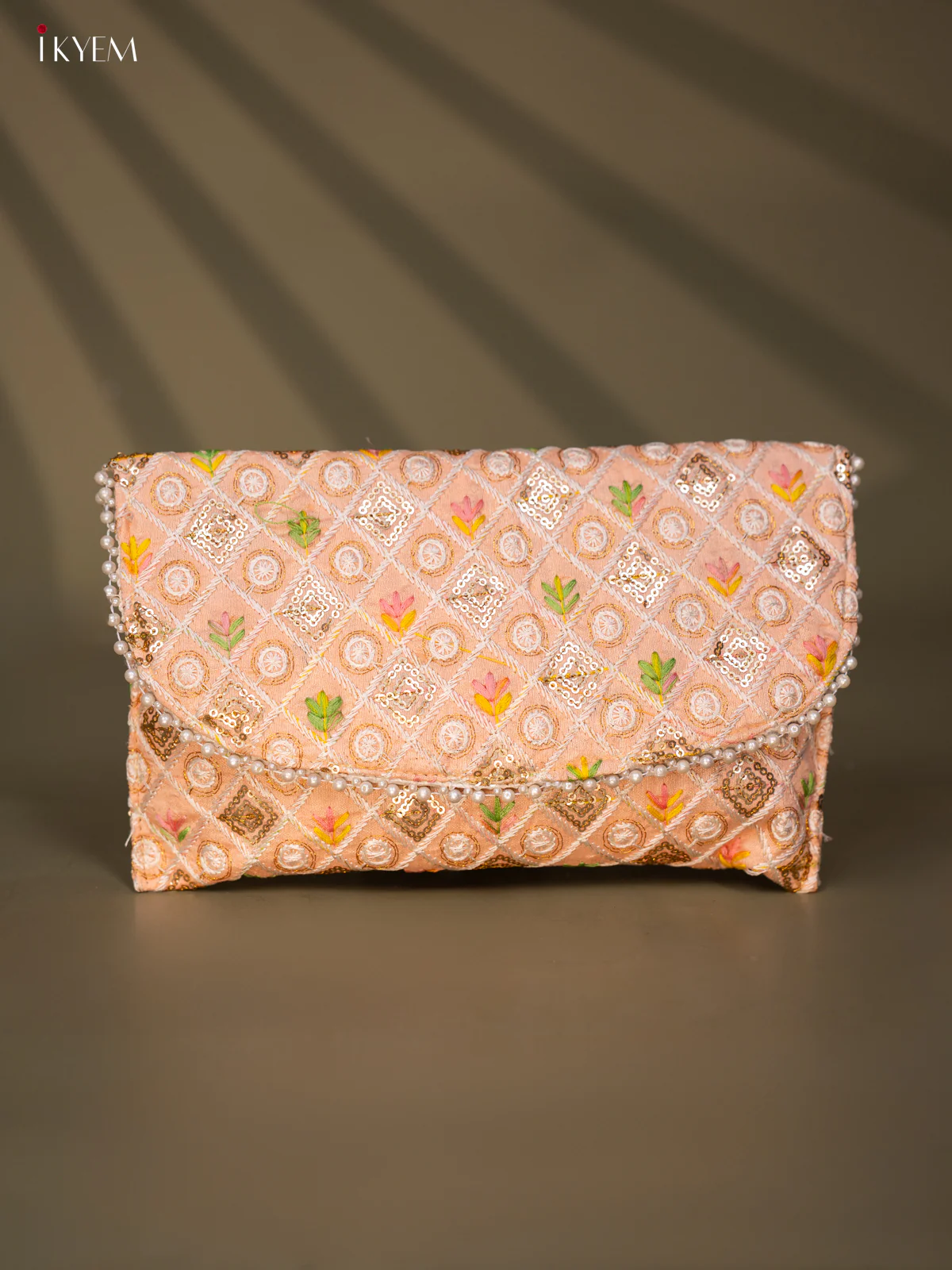 Festive Embroidered Envelope Clutch in Assorted Colours - KC24117 - Image 5