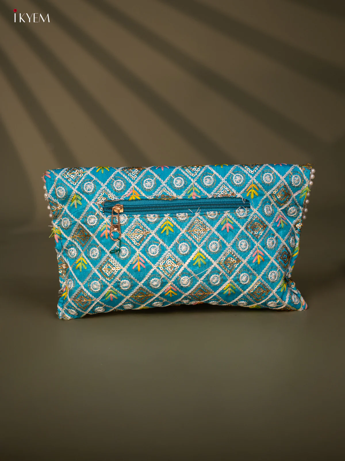 Festive Embroidered Envelope Clutch in Assorted Colours - KC24117 - Image 9