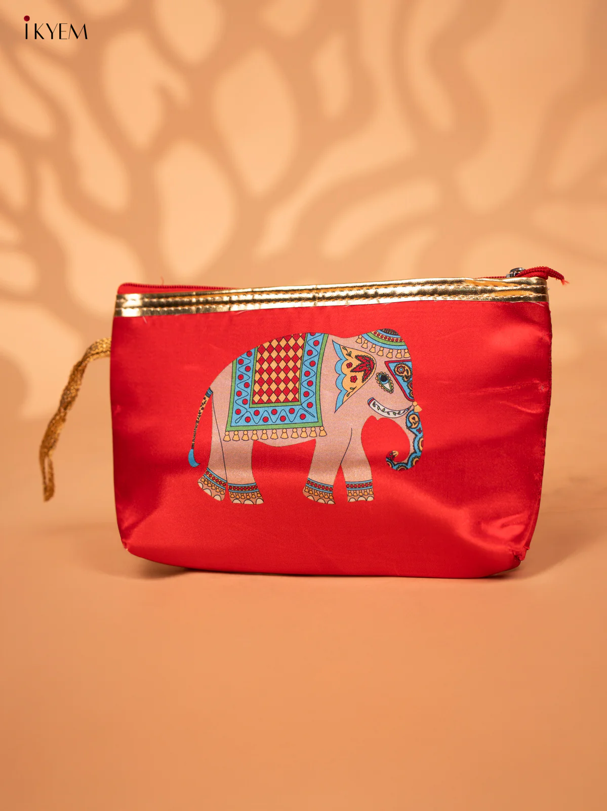 Digital Printed Krishna Flute Purse with Zipper - KC28125 - Image 12