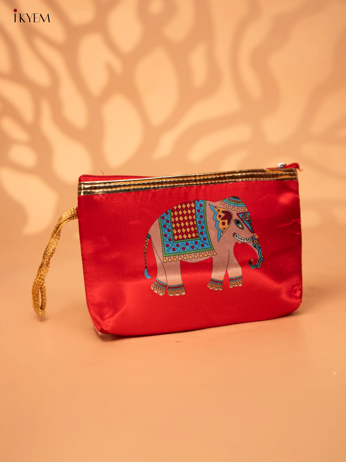Digital Printed Krishna Flute Purse with Zipper - KC28125 - Image 13