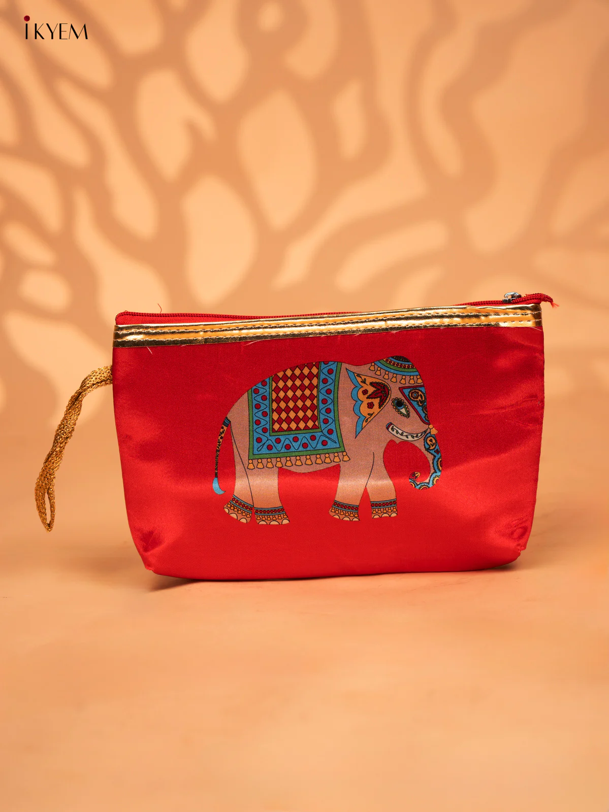 Digital Printed Krishna Flute Purse with Zipper - KC28125 - Image 7