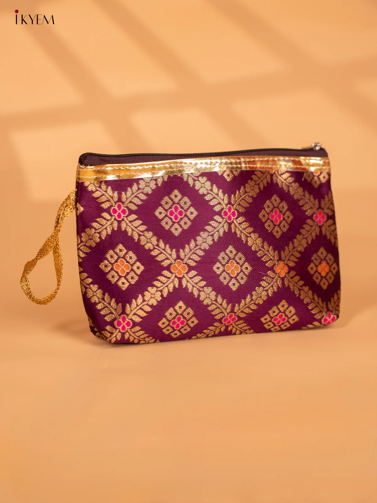 Assorted Meenakari Brocode Purse -KC28124 - Image 11