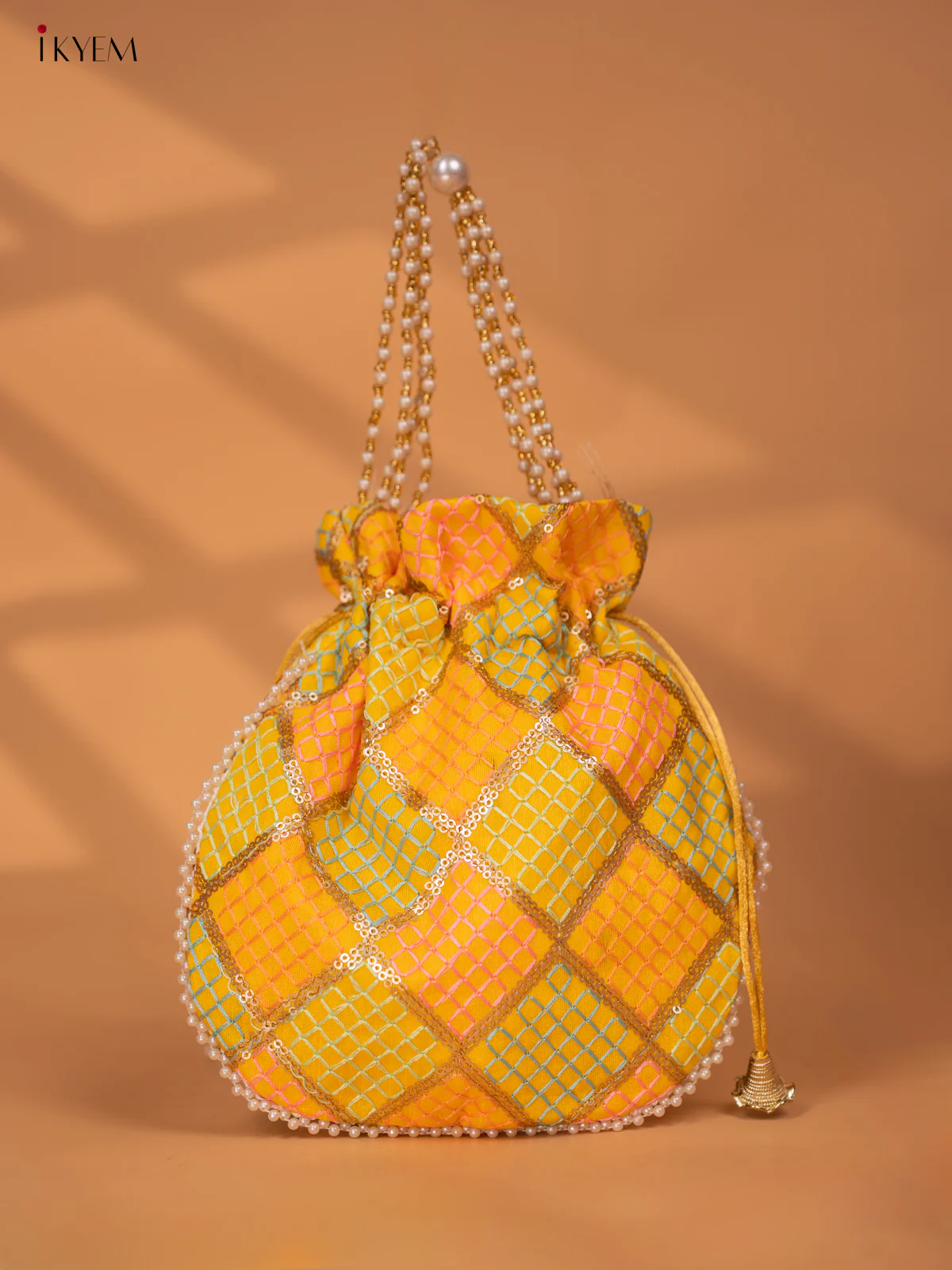 Multicolour Designer Embroidered Potli Bags - KC28112 - Image 2