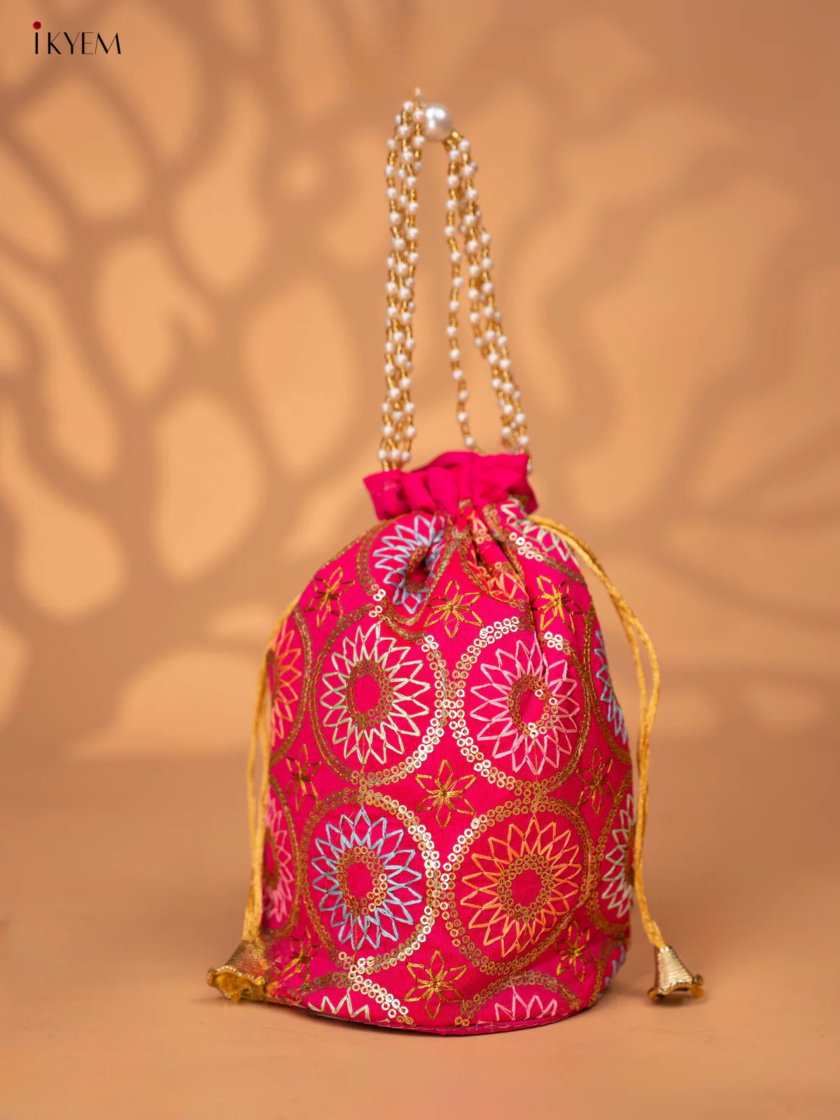 Assorted Designer Embroidered Potli Bags - KC28116