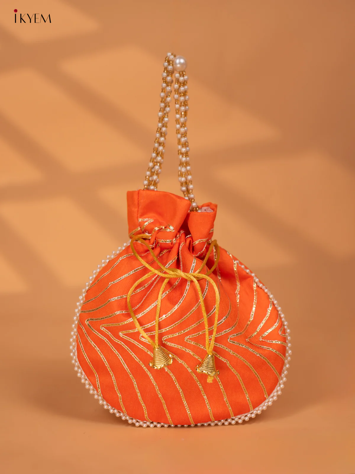 Assorted Raw Silk Embroidered Potli Bags - KC28117 - Image 18