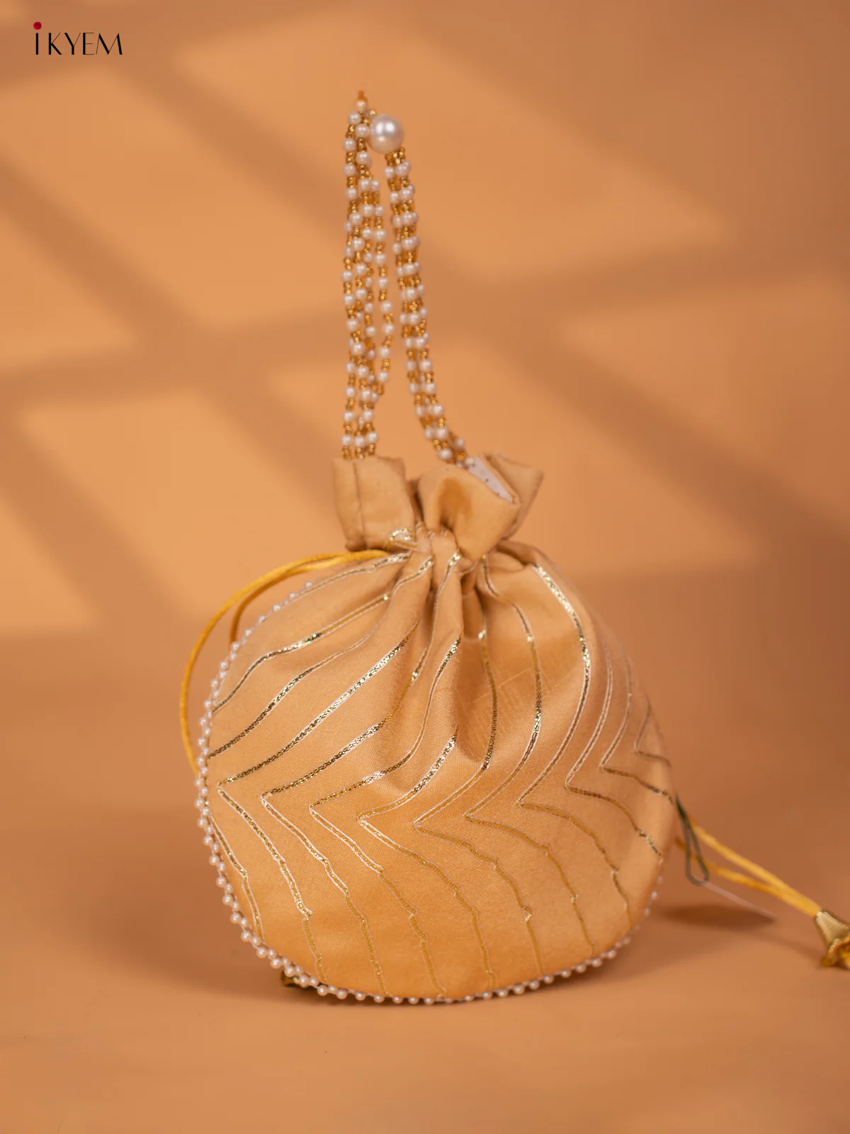 Assorted Raw Silk Embroidered Potli Bags - KC28117 - Image 8