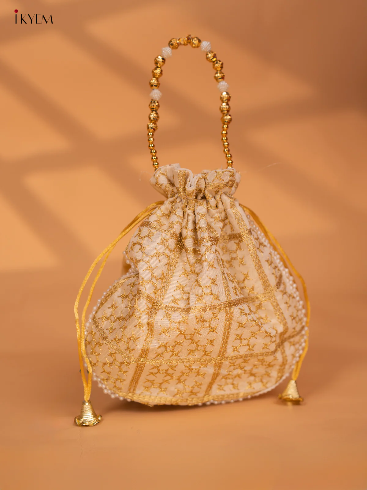 Potli Bags with Golden Zari Work - KC28118 - Image 3