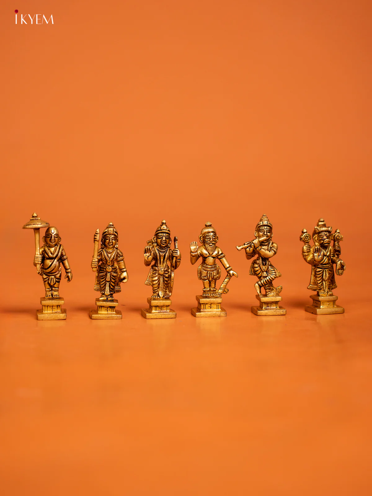 Brass Dasavatharam Idol Set - KD09130 - Image 3