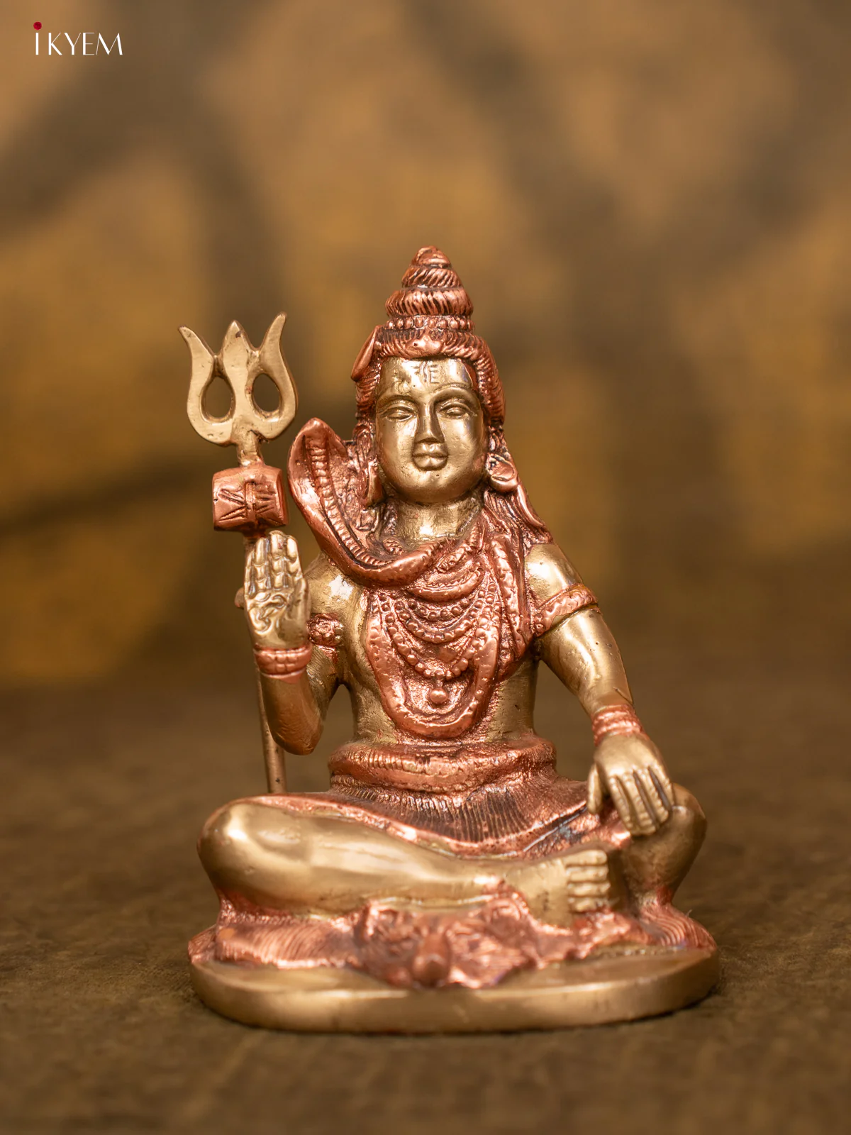Lord Shiva in Dual tone (Brass & Copper), Feature rich. Perfect for your pooja room
