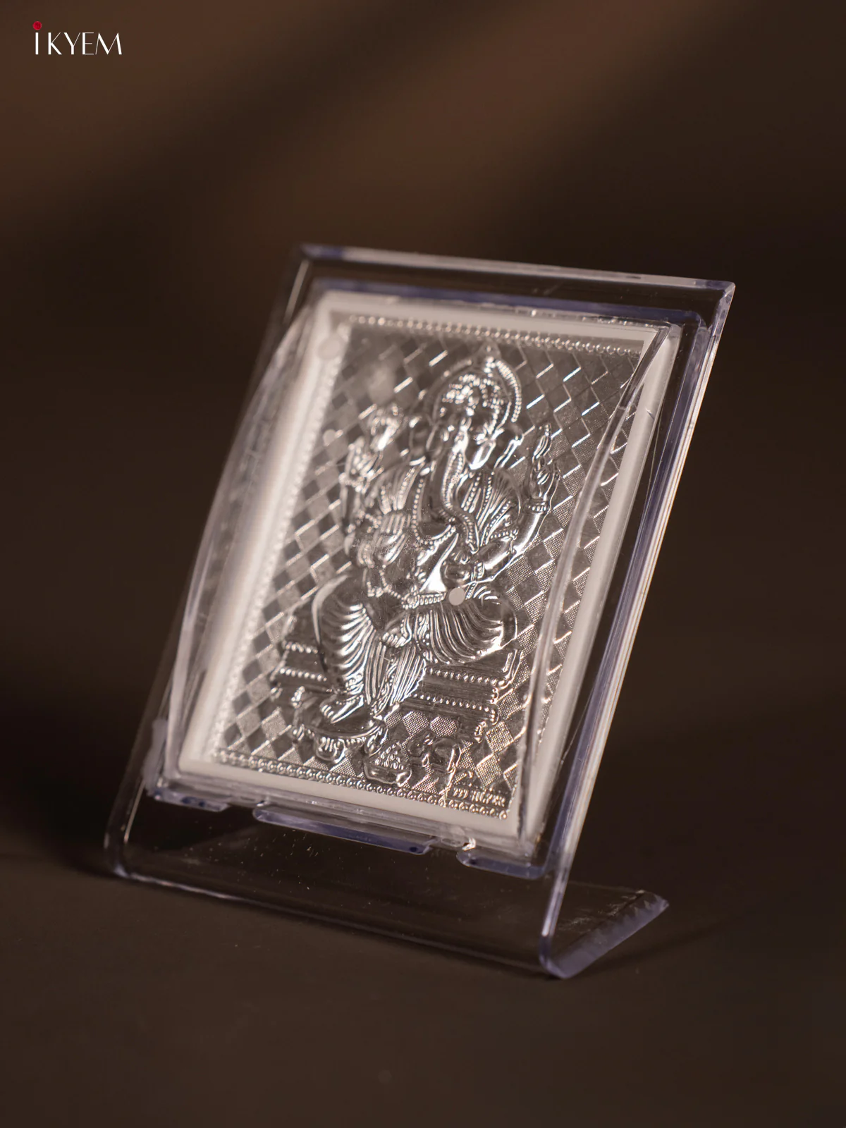 4-Inch German Silver Lord Ganesha Photo frame - KF11198 - Image 4