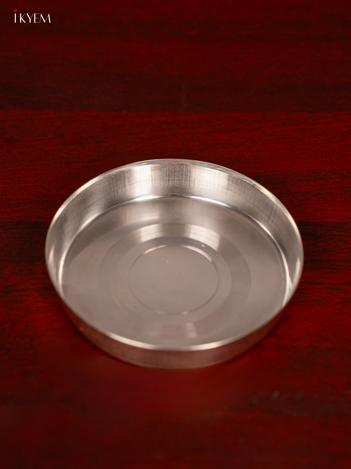German Silver Pooja Thali Set - 4 Inches - KG29116 - Image 5