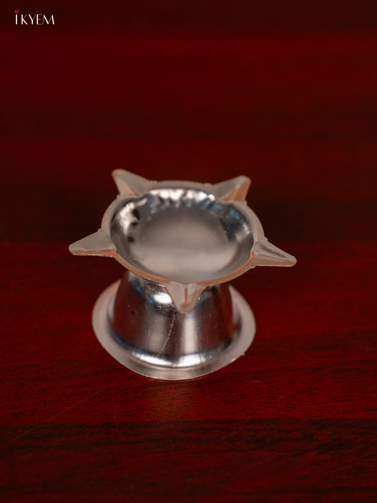 German Silver Pooja Thali Set - 5 Inches - KG29118 - Image 4