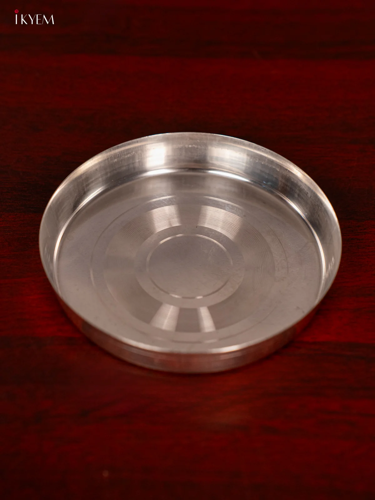 German Silver Pooja Thali Set - 5 Inches - KG29118 - Image 5