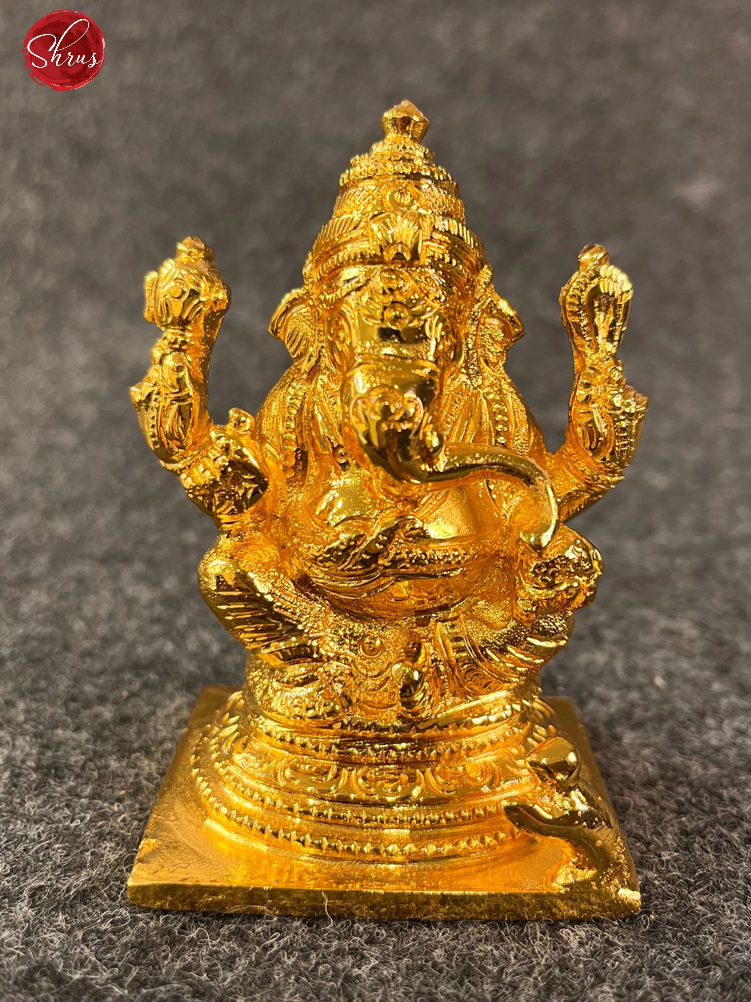 24 Kt Gold Coated Ganesha