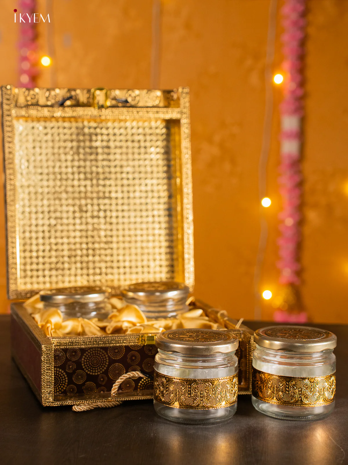 Premium Glass Jars Gift Set with Elephant Motifs - KI01218 - Image 6