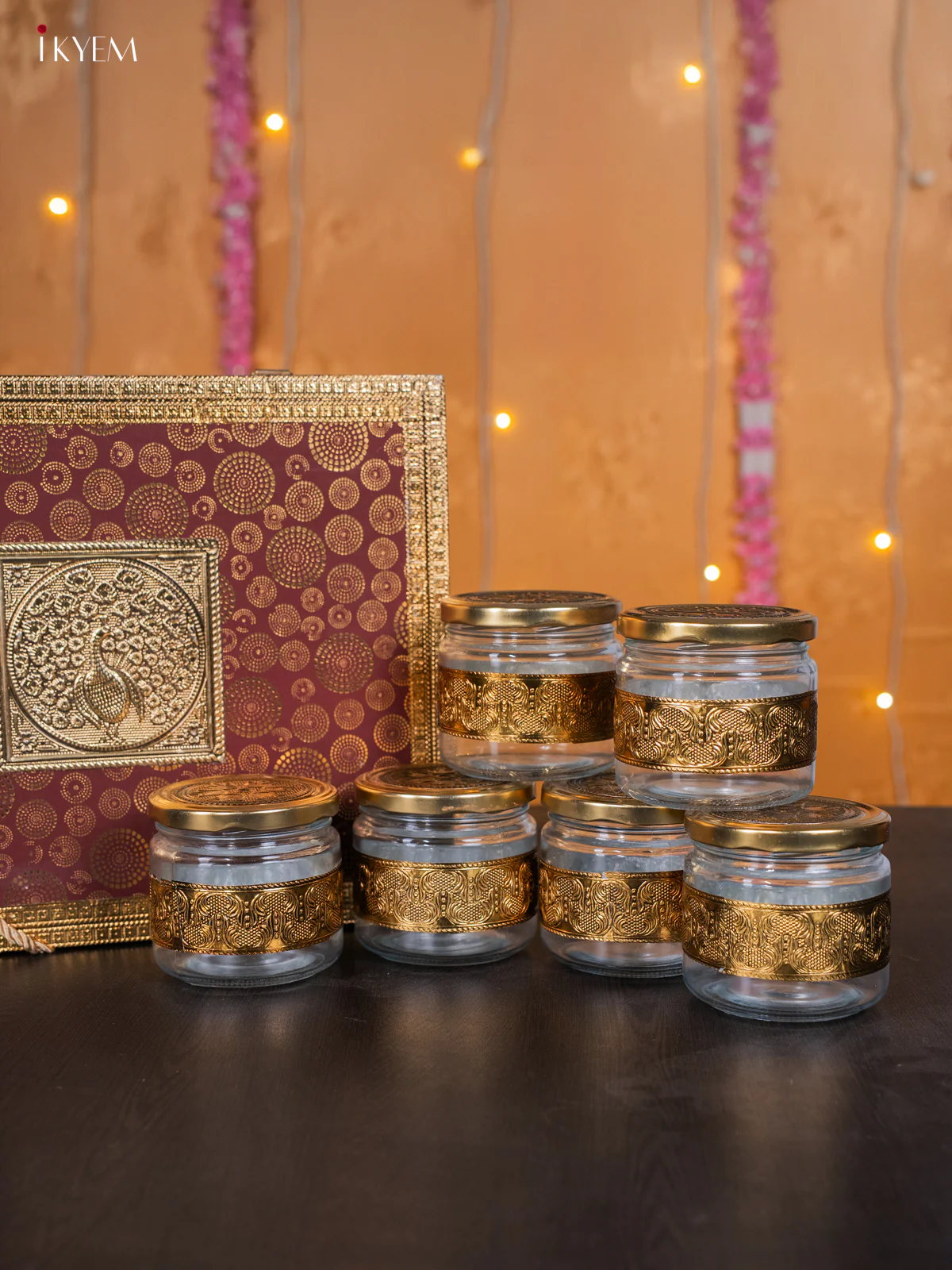 Stunning Glass Jars Gift Set with Elephant Motifs - KI01217 - Image 7