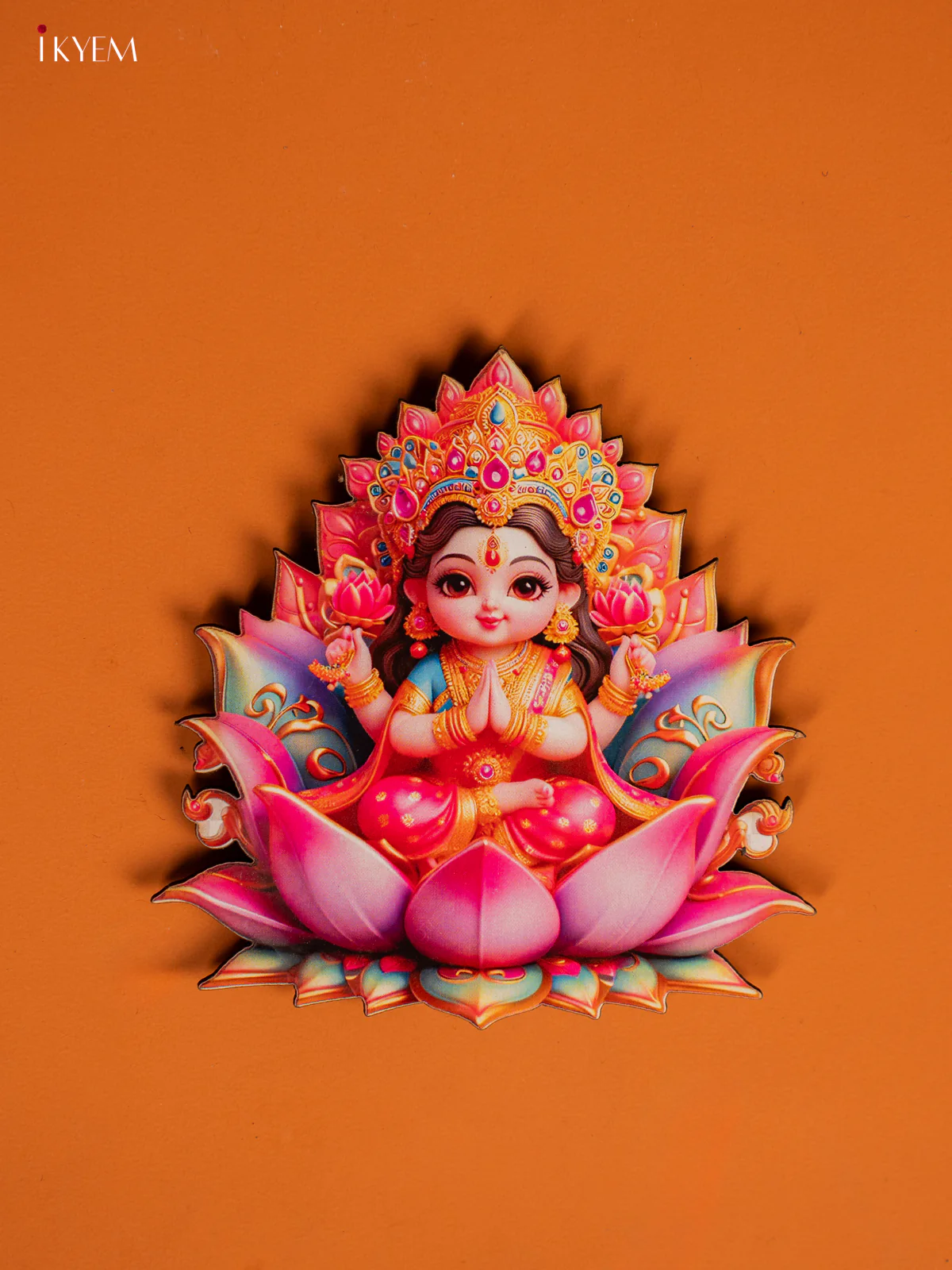 Goddess Lakshmi Printed Fridge Magnets - KF28122