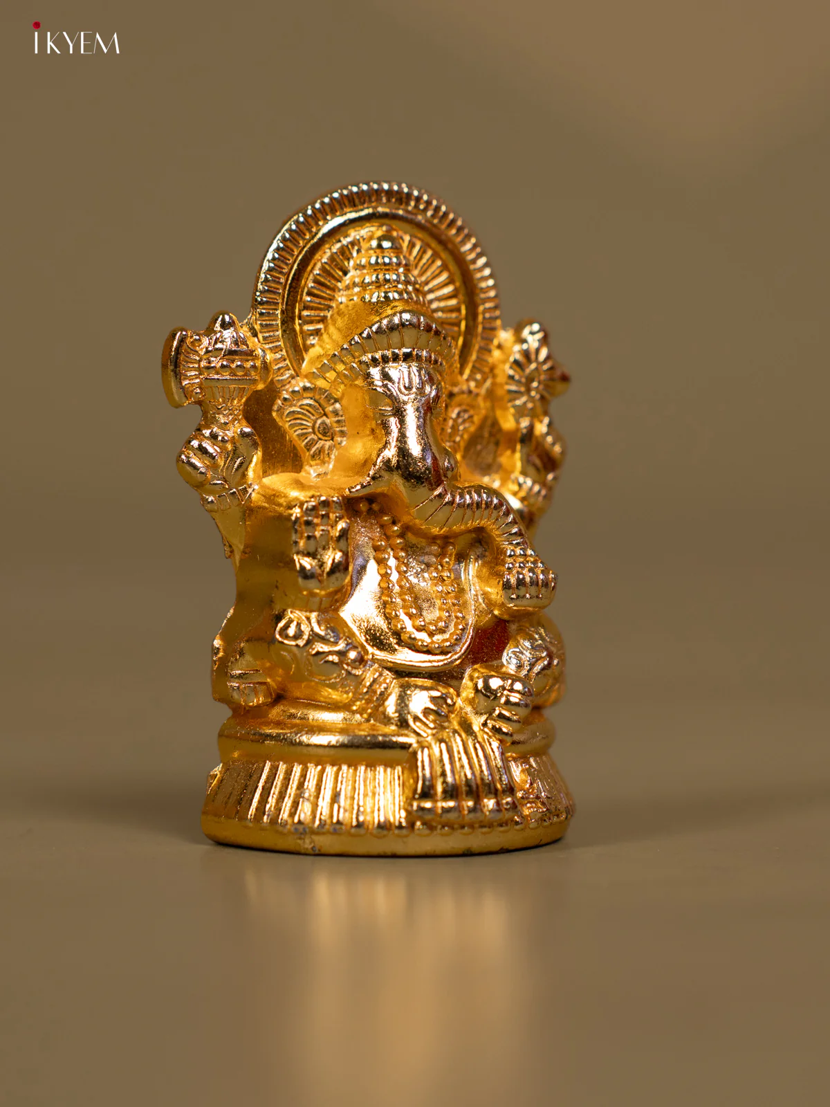 Set of 2 Cute Gold Plated Lakshmi & Ganesh Idol - KB11115 - Image 4