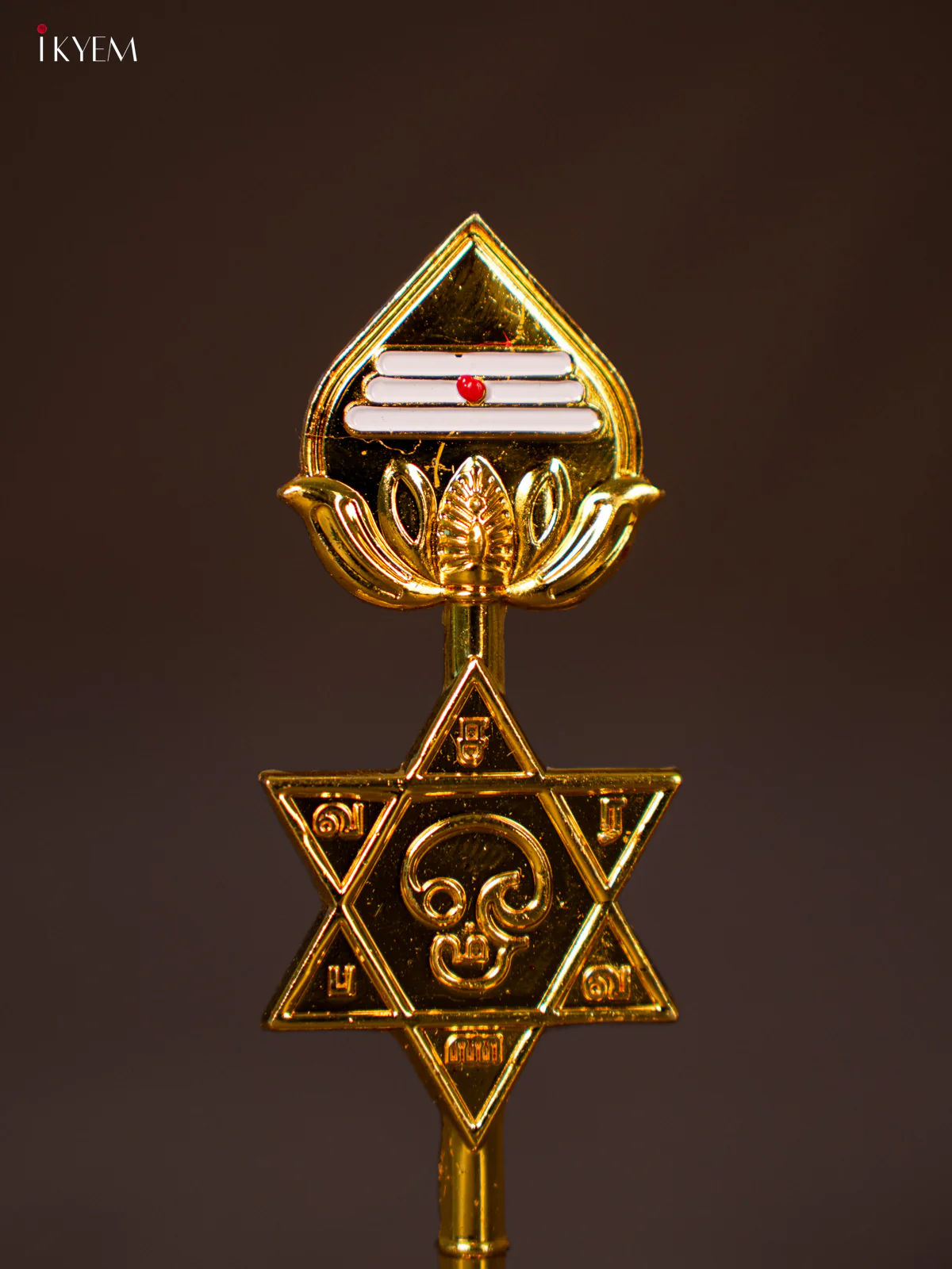 Auspicious Gold Plated OM Vel - KG15111 - Image 3