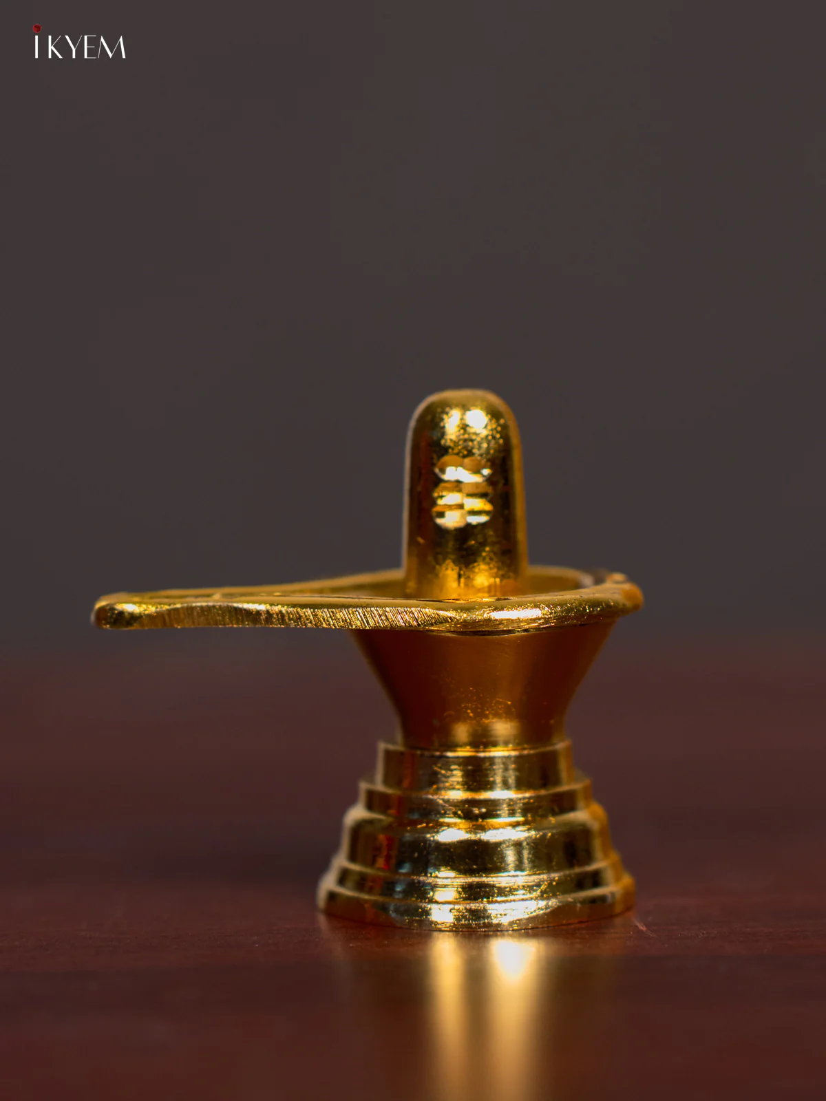 Beautiful Gold Plated Shiva Lingam Idol - KI17111