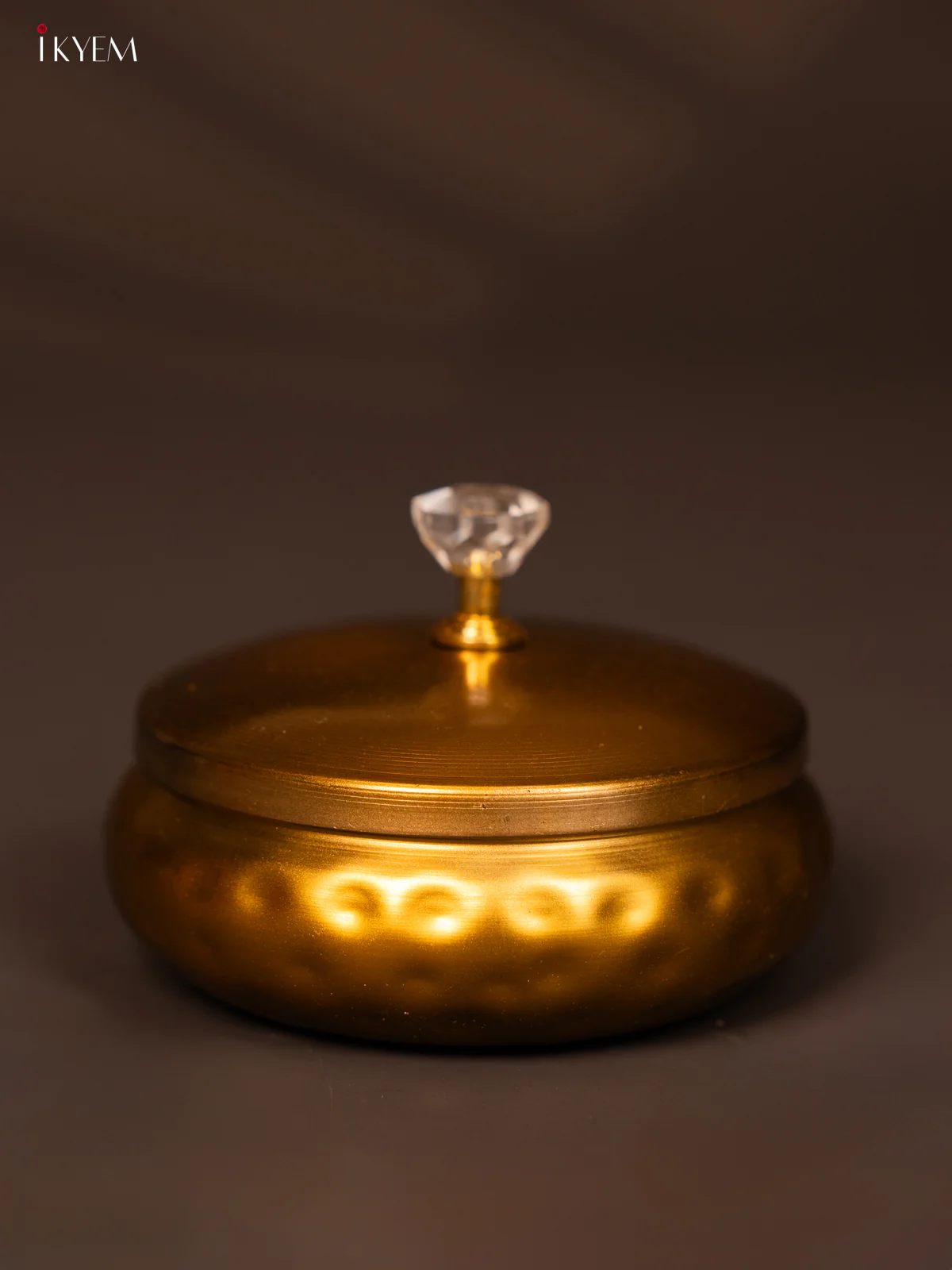 Classic Golden Colour Round Dry Fruit Jar - KG25196 - Image 2