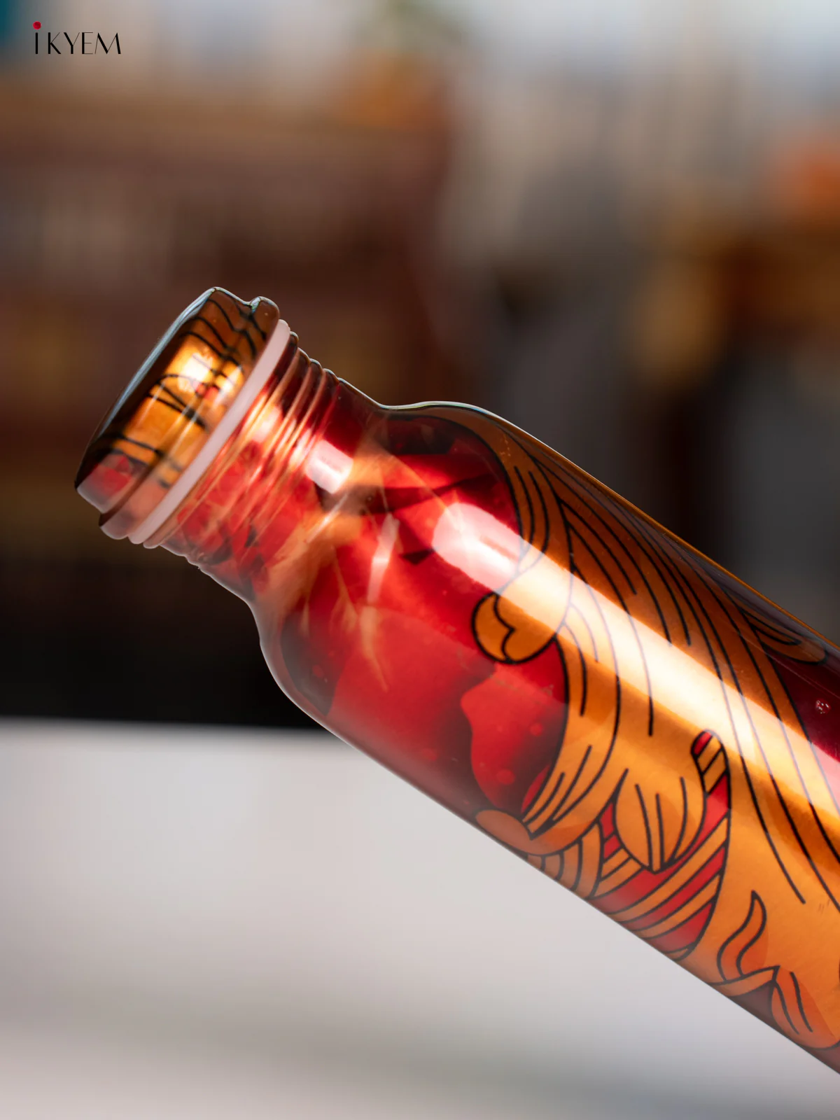 Digital Printed copper bottle 11 Inch - 1 litre - KA07119 - Image 7