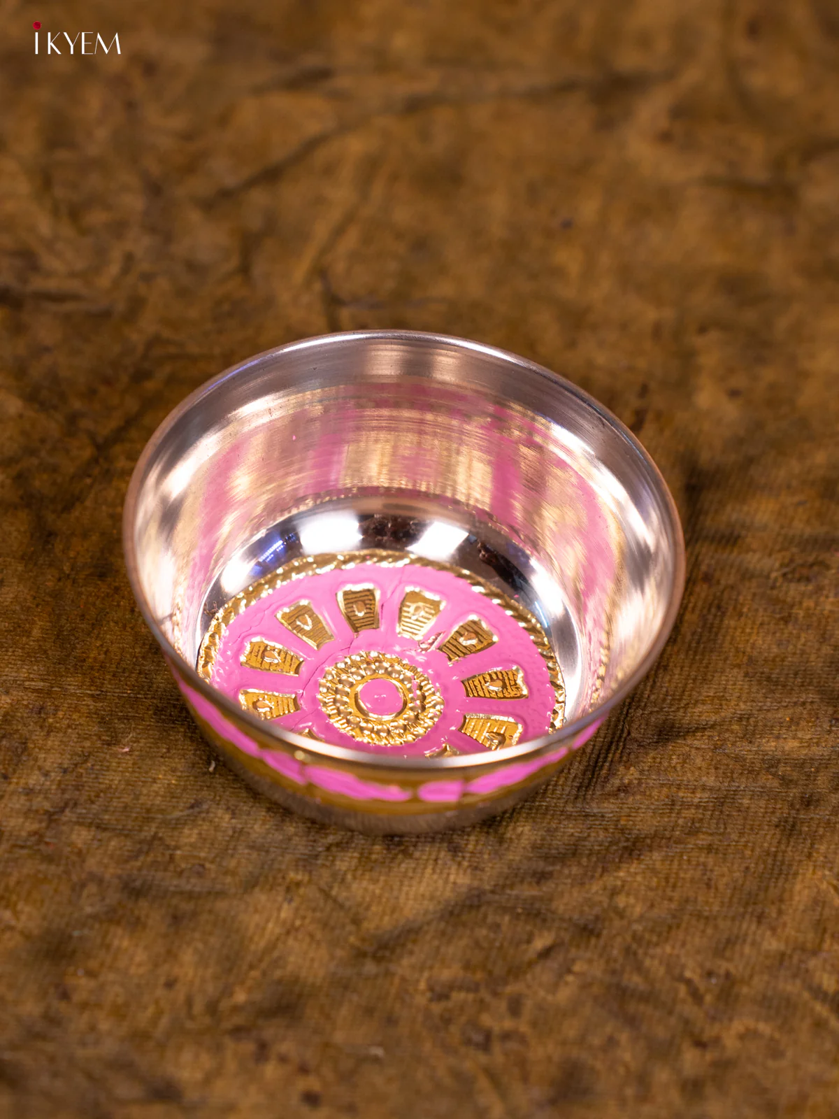 Meenakari Katori (3×3)- Pink - KA08122 - Image 2