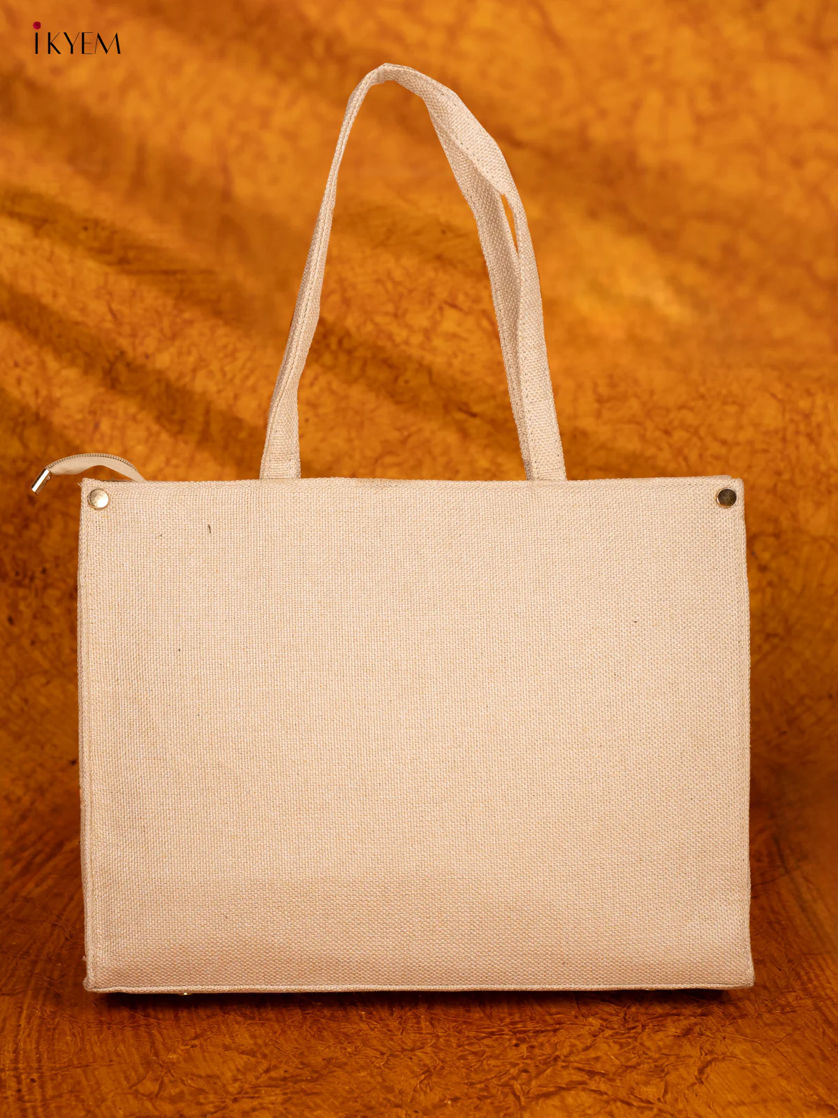 Embellished Jute Handbag - Pink - KA18153 - Image 5